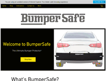 Tablet Screenshot of bumpersafe.com